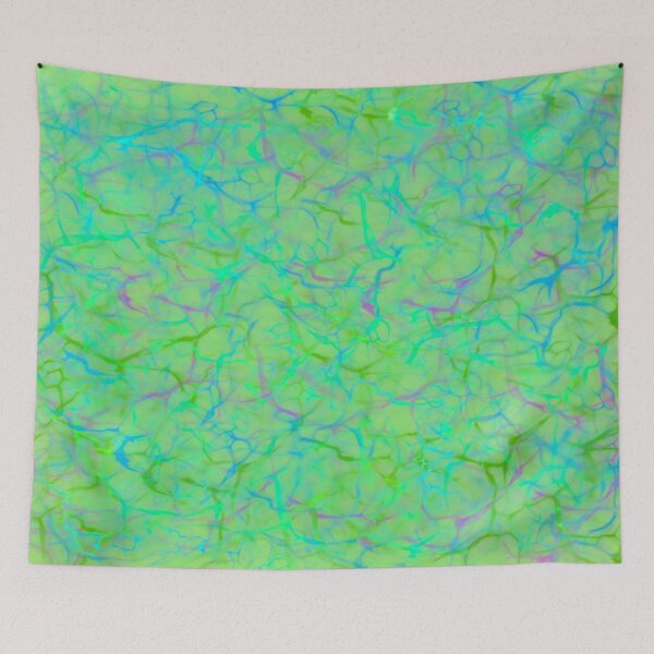 Item preview, Waterworks In Green Digital Abstract Pattern designed and sold by AMSonArt.