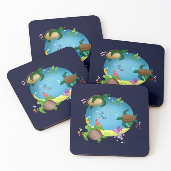 Item preview, The little turtles and fishes designed and sold by BruLickah.
