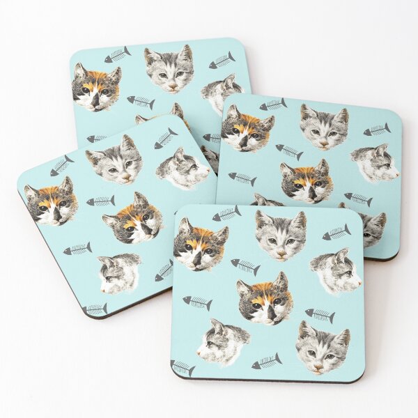 Item preview, Cats and fishbone designed and sold by Bluepress.
