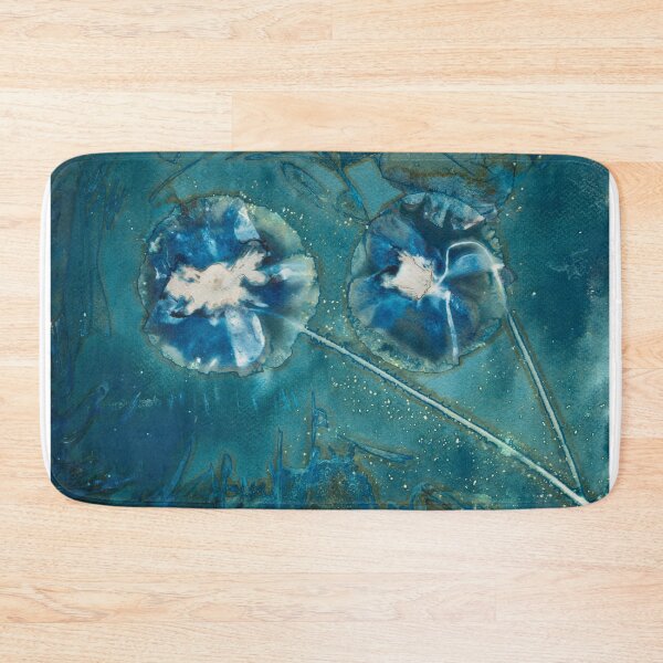 Item preview, Poppies Botanical Wet Cyanotype Print designed and sold by Jeni Harney.