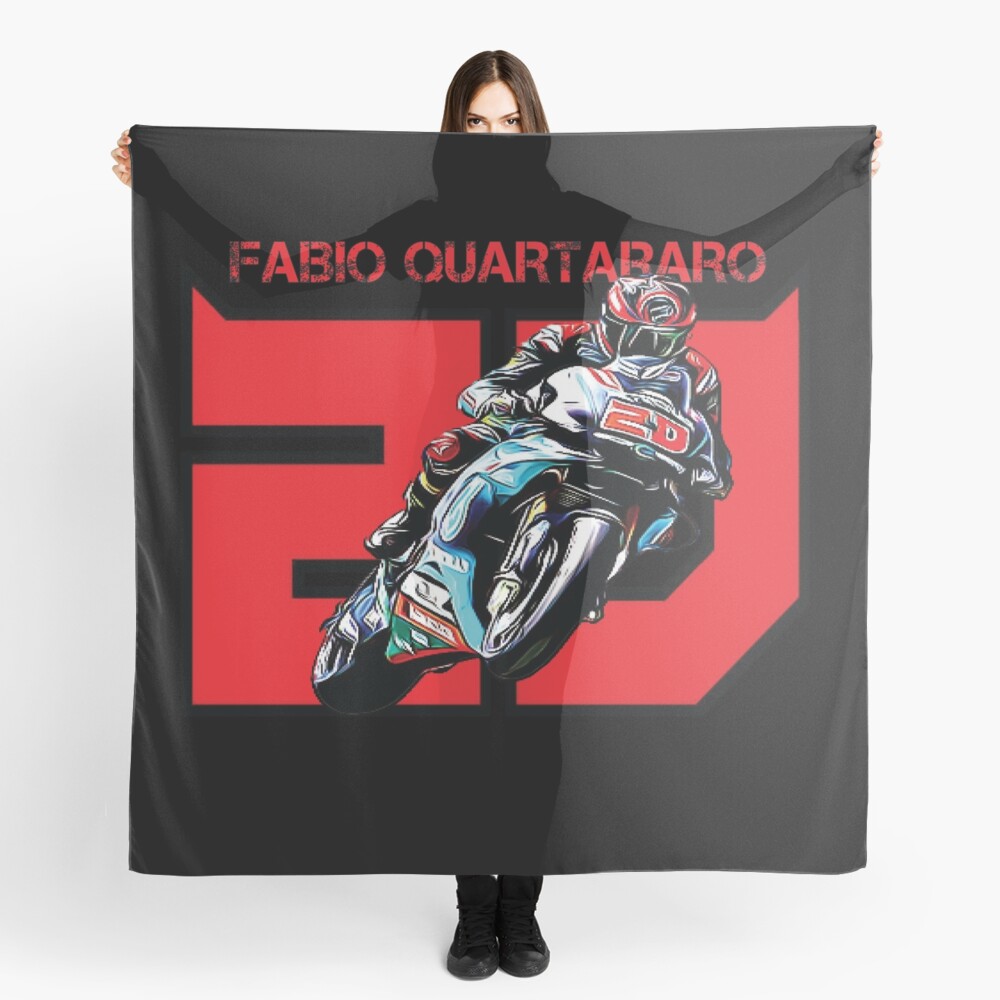 "Fabio Quartararo" Scarf by proDesignpro | Redbubble