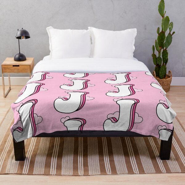 personalised pink blanket