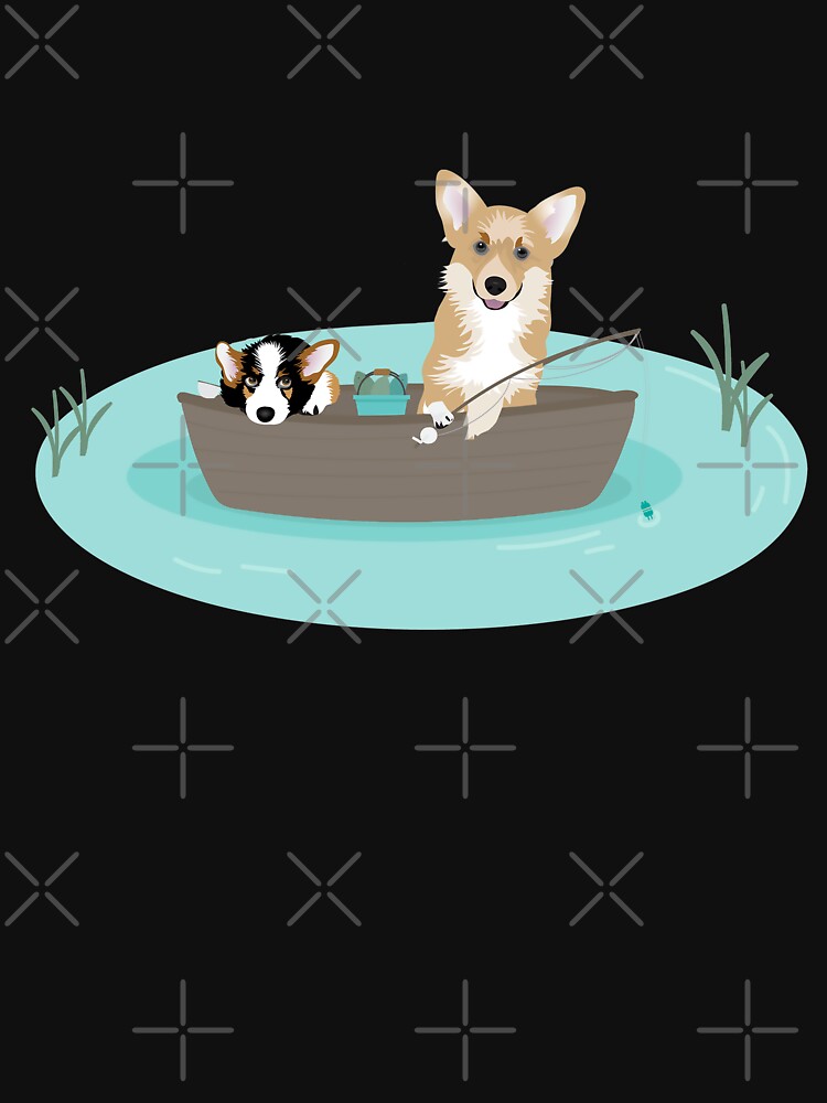 Fishing Corigs by Corgiworld