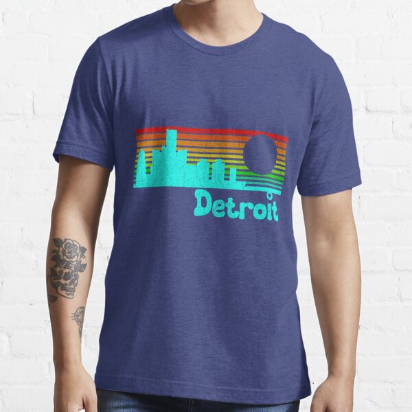 80s Vintage Detroit Tigers T Shirt / Champion / Slim Large 