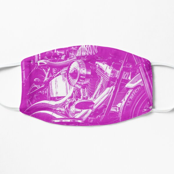 Masque facial de moteur de moto rose Masque sans plis