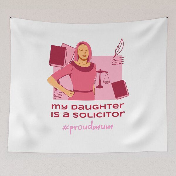 Item preview, My Daughter is a Solicitor - Proud Parents Design designed and sold by mum-of-two.