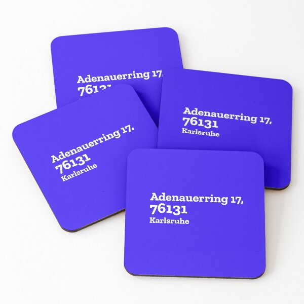 Item preview, Karlsruhe Stadium Address designed and sold by The Chuck Wagon.