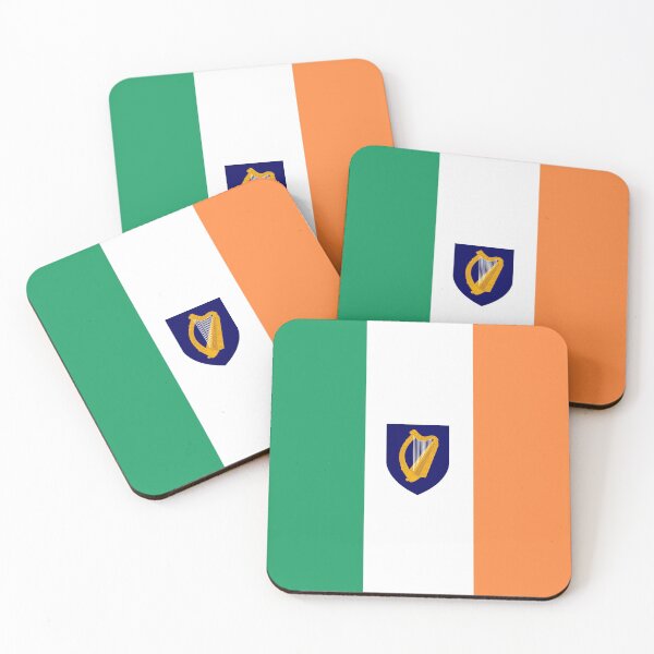 Item preview, Irish flag and (harp) Coat of arms designed and sold by P-I-R.