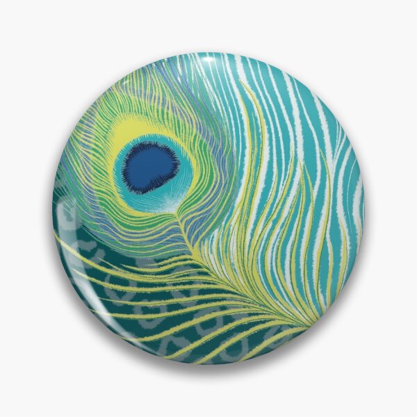 Item preview, Teal Peacock Feather designed and sold by pixiebrush.