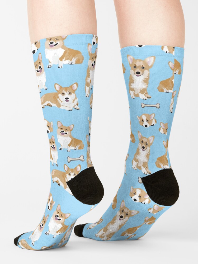 Alternate view of Happy Corgi Socks