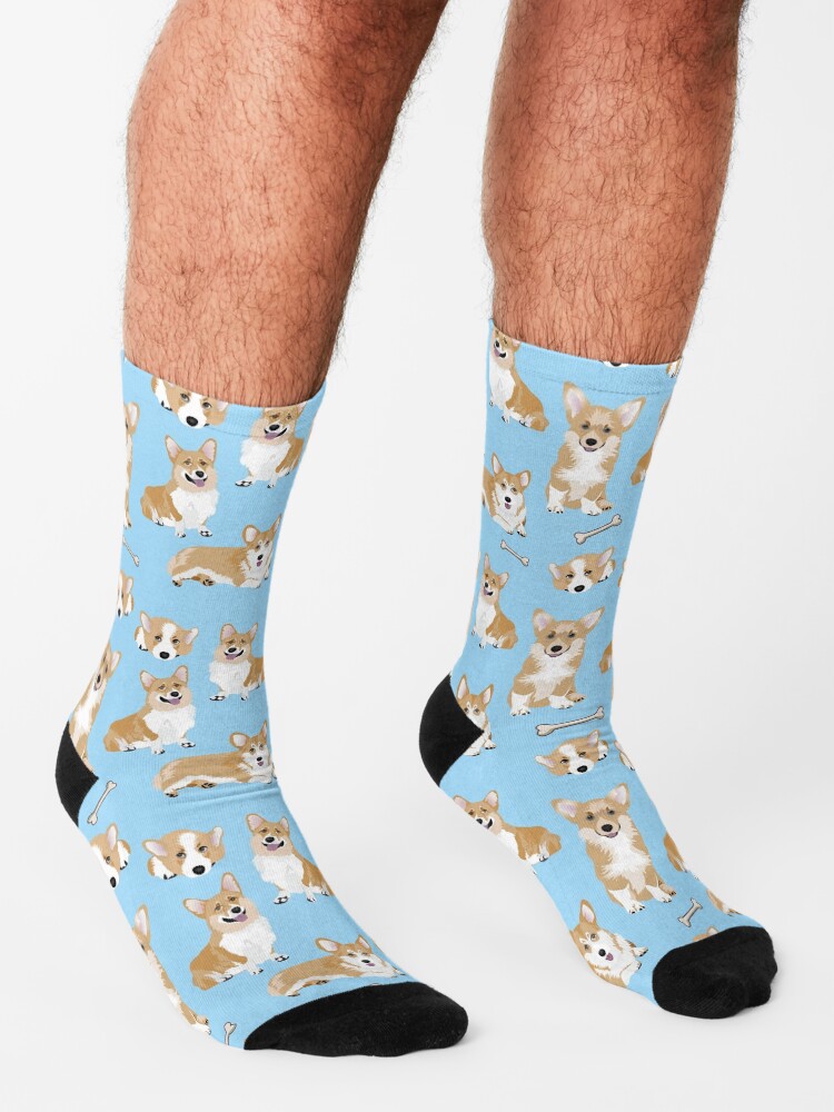 Alternate view of Happy Corgi Socks