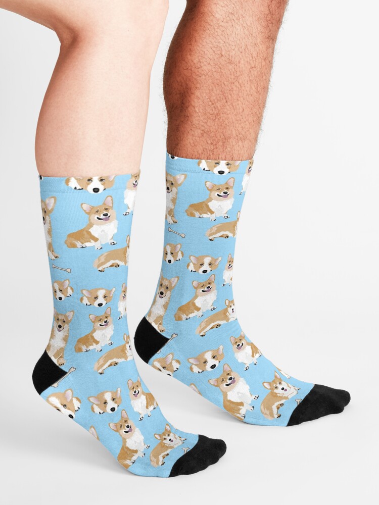 Alternate view of Happy Corgi Socks