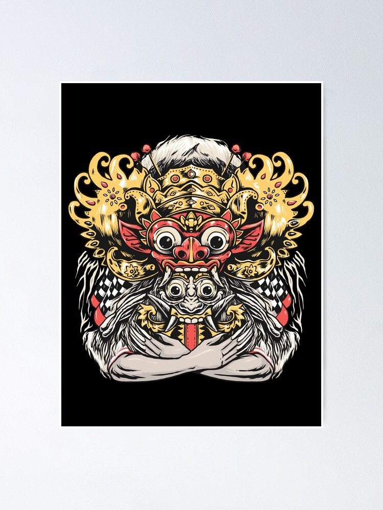 Barong Bali Vector Illustration In Detailed Style Stock Illustration -  Download Image Now - Animal, Animal Body Part, Animal Head - iStock