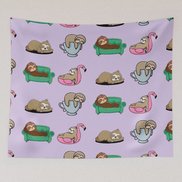 Item preview, Four Cute Sloths  designed and sold by andreadelriv.
