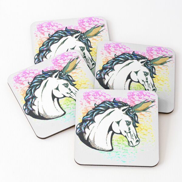 Item preview, Unicorn Unicorny Corn Horn Pun Horse Fun Vegan Fantasy Corny designed and sold by funnytshirtemp.