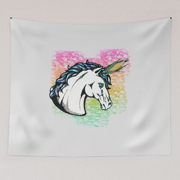 Item preview, Unicorn Unicorny Corn Horn Pun Horse Fun Vegan Fantasy Corny designed and sold by funnytshirtemp.