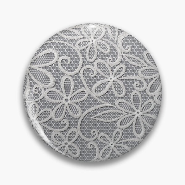 Item preview, Ivory lace on gray background designed and sold by pixiebrush.