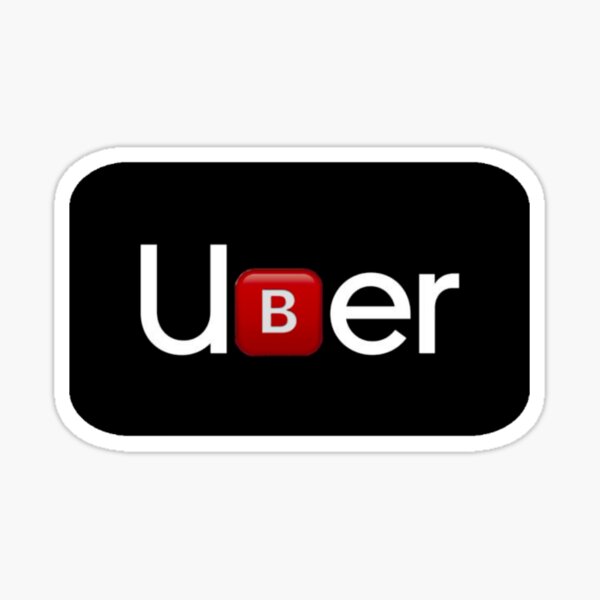 "UBer" Sticker for Sale by thenardo Redbubble