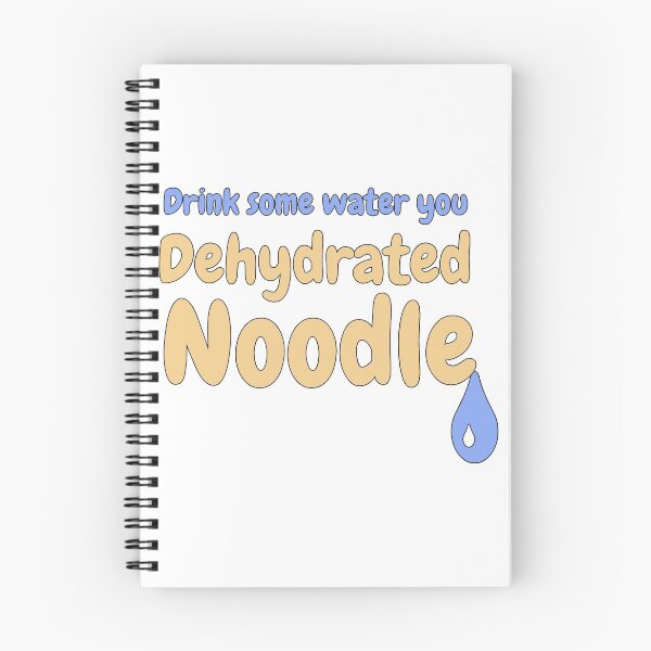 Item preview, Drink some water you dehydrated noodle sticker designed and sold by ShadowstarArt.