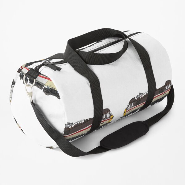 Trains Pattern Duffle Bag