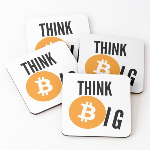 Item preview, Think Big (Bitcoin) designed and sold by Bouzdesigns.