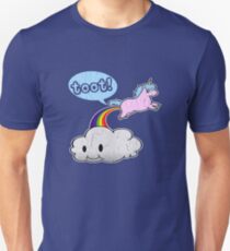 Toot! Cute Unicorn Fart (Vintage Distressed Design) Unisex T-Shirt