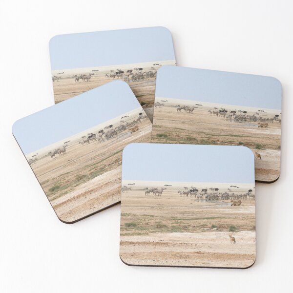 Item preview, Wildlife at Okondeka Waterhole in Etosha National Park, Namibia designed and sold by Wouter van Spijker.
