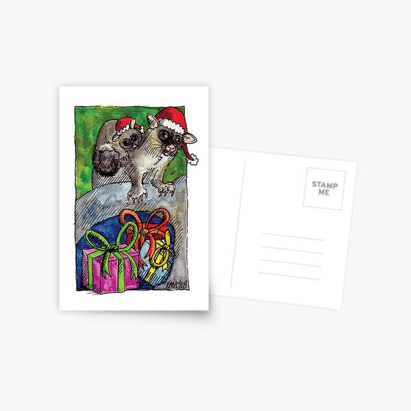kmay xmas brushtailed possum Postcard