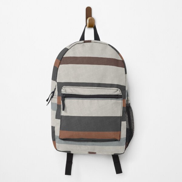 Item preview, Grey Rust Brown Stripes designed and sold by Delinda Graphic Studio.