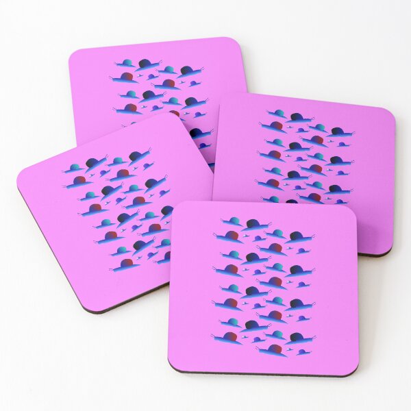 Item preview, Colorful and Cute Snail Pattern (on pink) designed and sold by Davey's Designs.