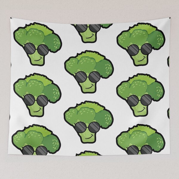 Item preview, Cool broccoli wearing Sunglasses designed and sold by Soumita.