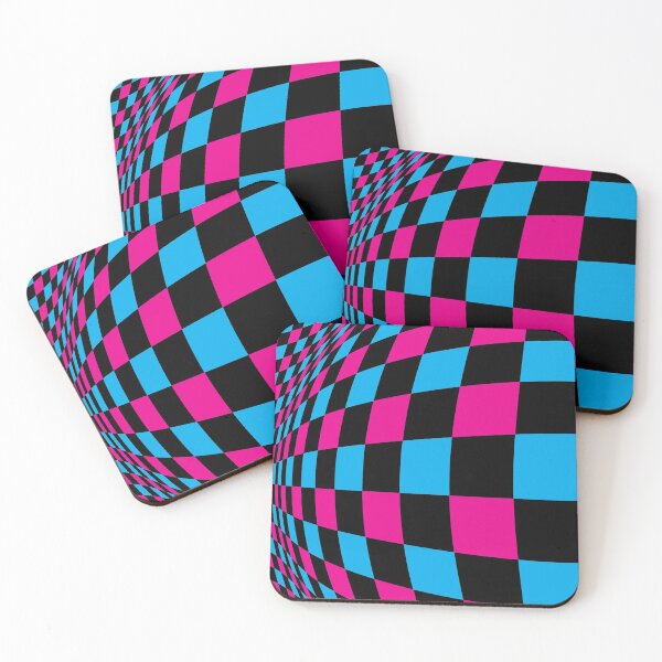 Item preview, Blue and pink tiles designed and sold by greengoodnich.