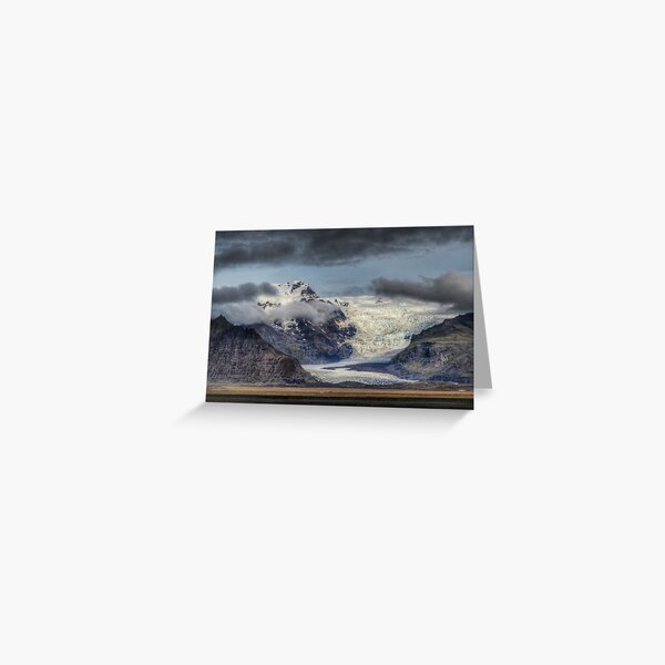 Skafatell Glacier Greeting Card