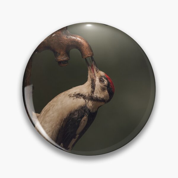 Item preview, The thirsty Woodpecker designed and sold by Mark Lynham.