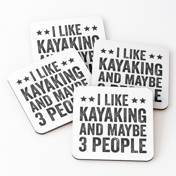Item preview, I Like Kayaking And Maybe 3 People designed and sold by kamrankhan.