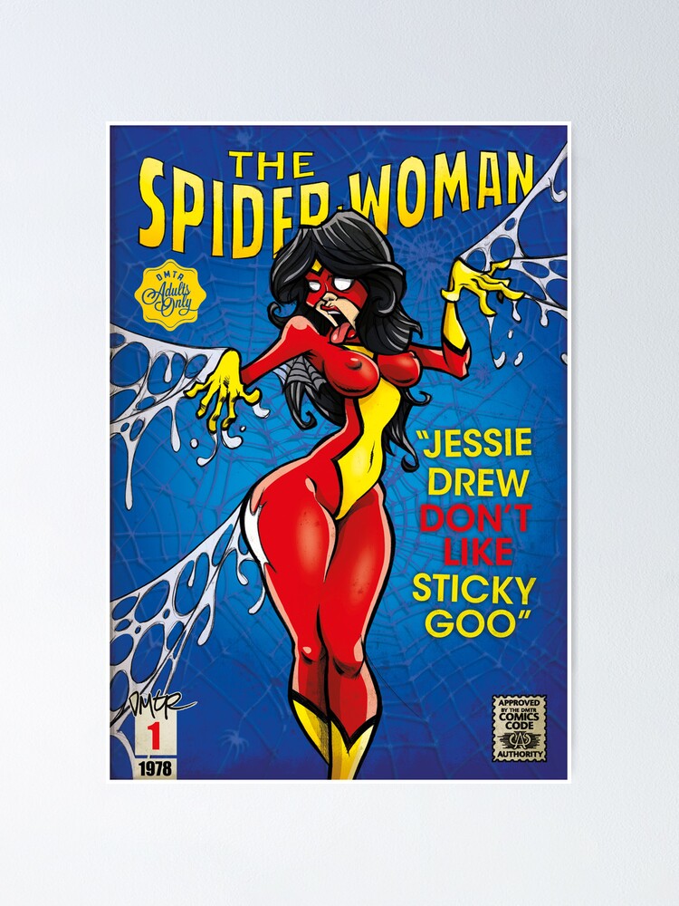 Spider Woman Poster By Dmtr Redbubble