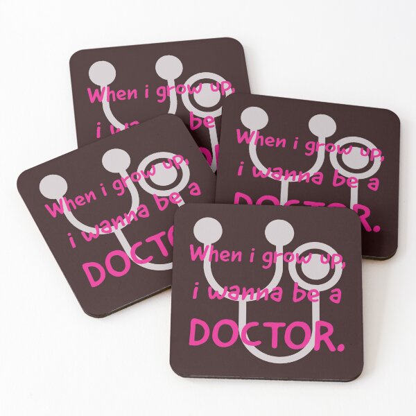 Aperçu de l'œuvre Quand je serai grand, je veux être médecin créée et vendue par doctors-apparel.