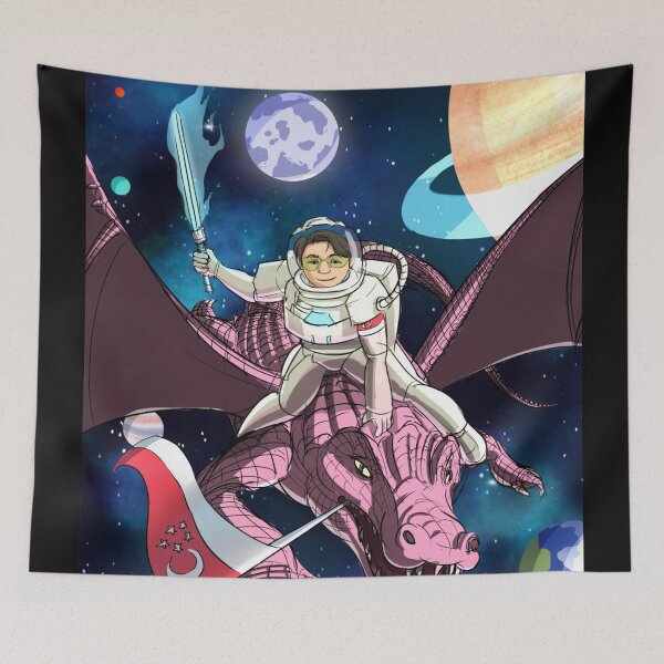 Item preview, space knight designed and sold by bearandbubble .inc.