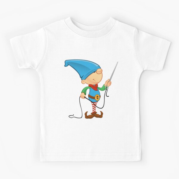Elf Character - Needle & Thread Kids T-Shirt