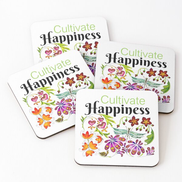 Item preview, Cultivate Hapiness Flower and Butterflies designed and sold by mydesigns15.