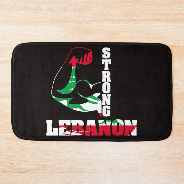 Item preview, Strong Lebanon - Lebanon Flag Bicep Muscle Art designed and sold by leo121687.