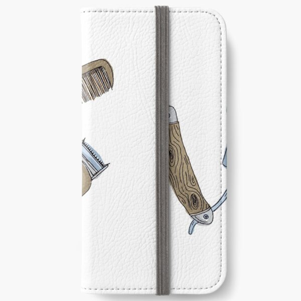 Barbers Tools iPhone Wallet