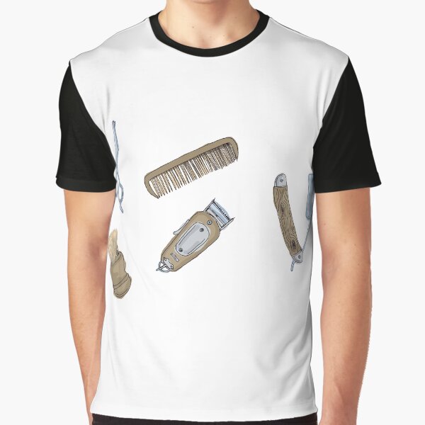 Barbers Tools Graphic T-Shirt