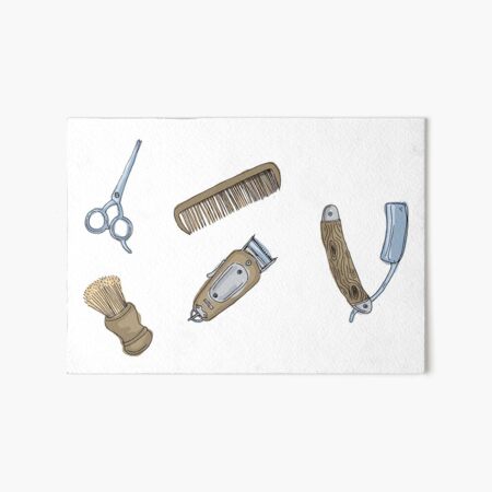 Barbers Tools Art Board Print