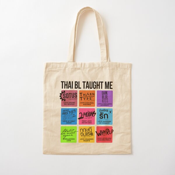 THAI BL TAUGHT ME Cotton Tote Bag