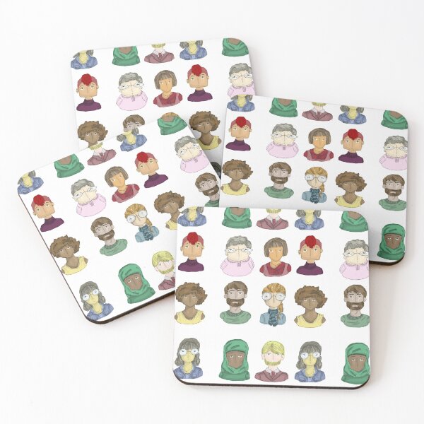 Item preview, All The People designed and sold by DrawWithLizzie.