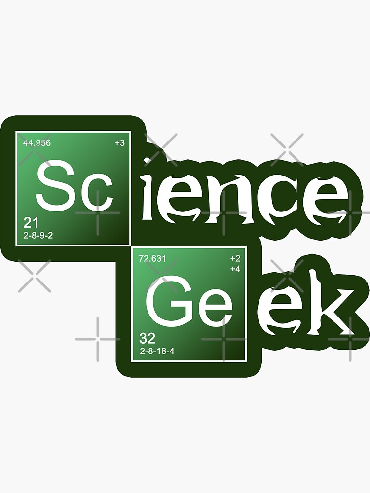 "Science Geek Breaking bad style" Sticker for Sale by Asiadesign