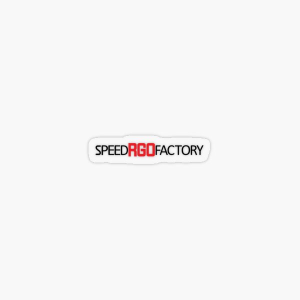 Speed Factory RGO Loudstyle Sticker transparent