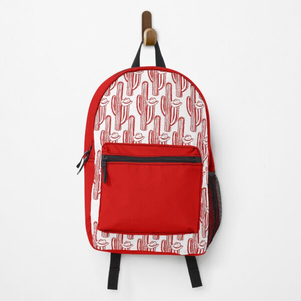 Item preview, Red Somewhere to hang your hat backpack designed and sold by Cobraoil.