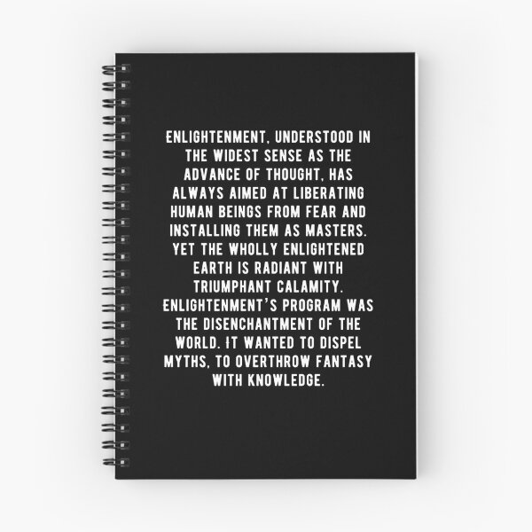 Item preview, Adorno Horkheimer - Dialectic Of Enlightenment - 1st Paragraph designed and sold by CanadianUnicorn.